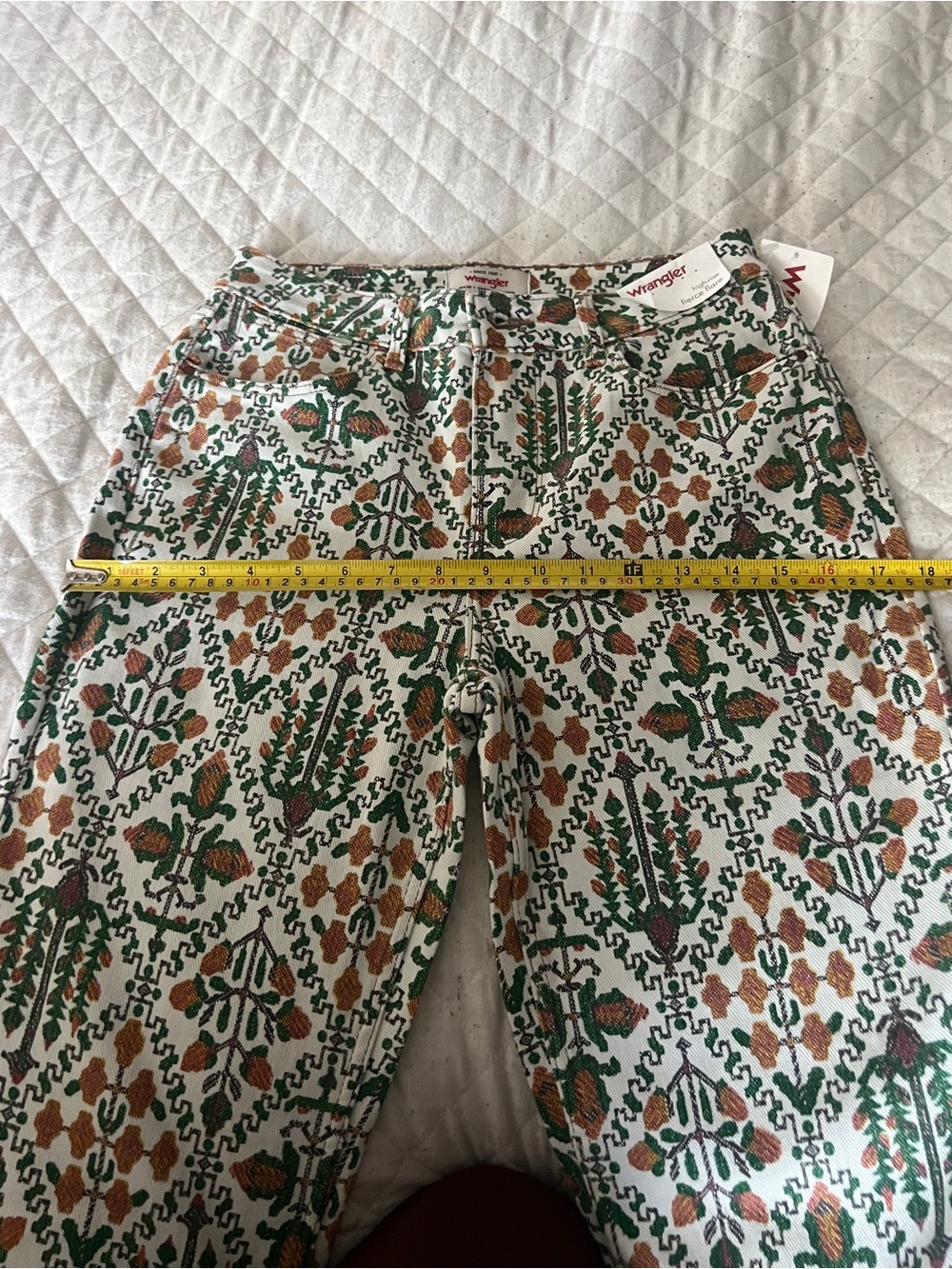 Wrangler Viral Boho Cowgirl Jeans, Western, Carnival, Cottage Farm Core, Y2k - Picture 5 of 14